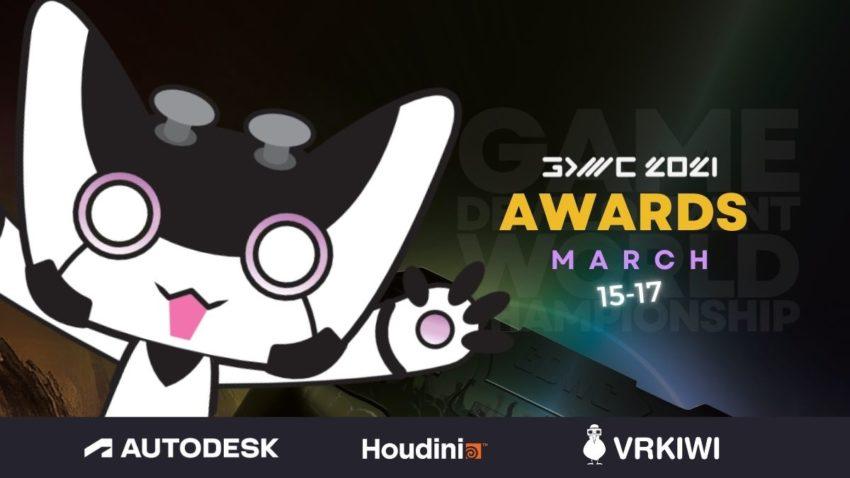 GDWC - award ceremony promo image of an excited controller character