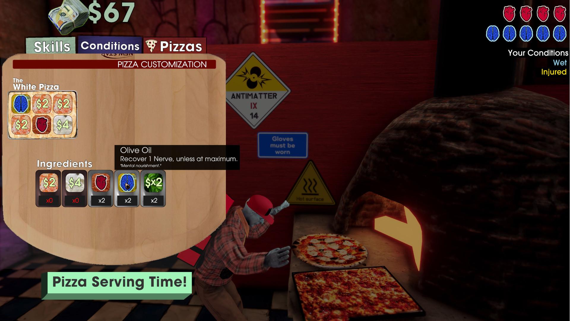 Betrayal At Club Low - a character prepares a pizza